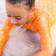 Dětské dívčí plavky s dlouhým rukávem UPF 50+ Srdíčka Swim Essentials